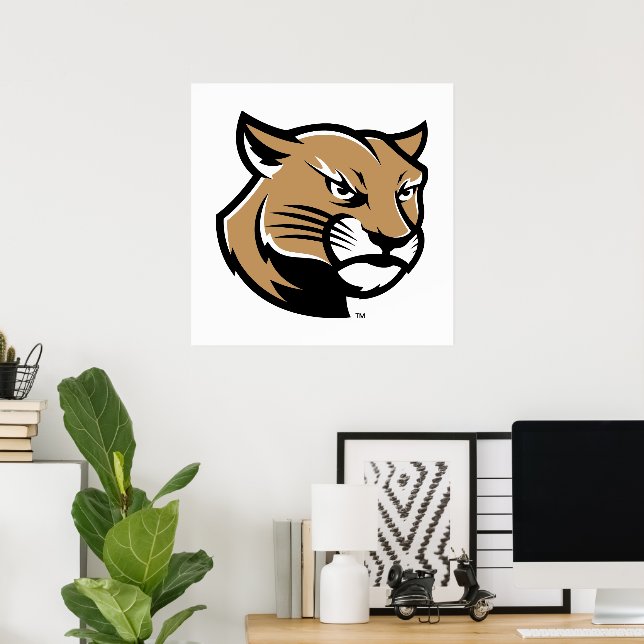 Poster SIUE Cougars (Escritório em casa)