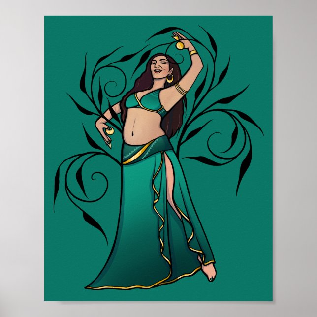 Poster Sivoney Belly Dancer Goddese (Frente)
