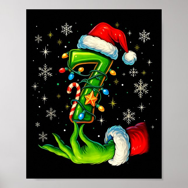 Poster Six Seven 67 Meme Funny Christmas Couple Matching  (Frente)