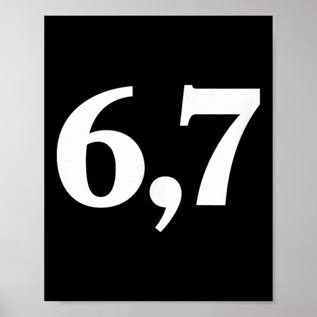 Poster Six Seven Trending 67 Logotipo _2  (Frente)
