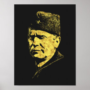 Poster ŞJosip Broz Tito ŞPresidente da Iugoslávia SFRJ