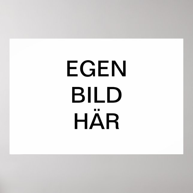 Pôster Skapa egen Affisch/Poster egen billy text (Frente)