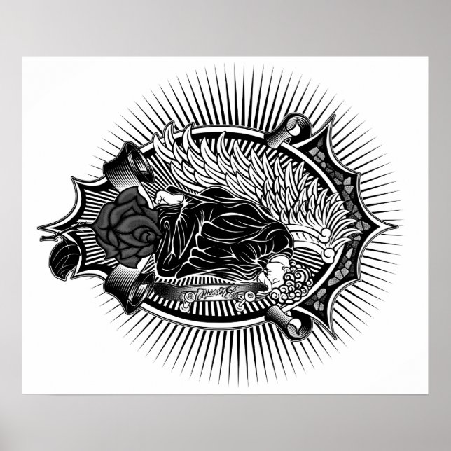 Pôster Skate Angel (Frente)