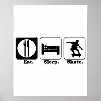 Poster skate de dormir