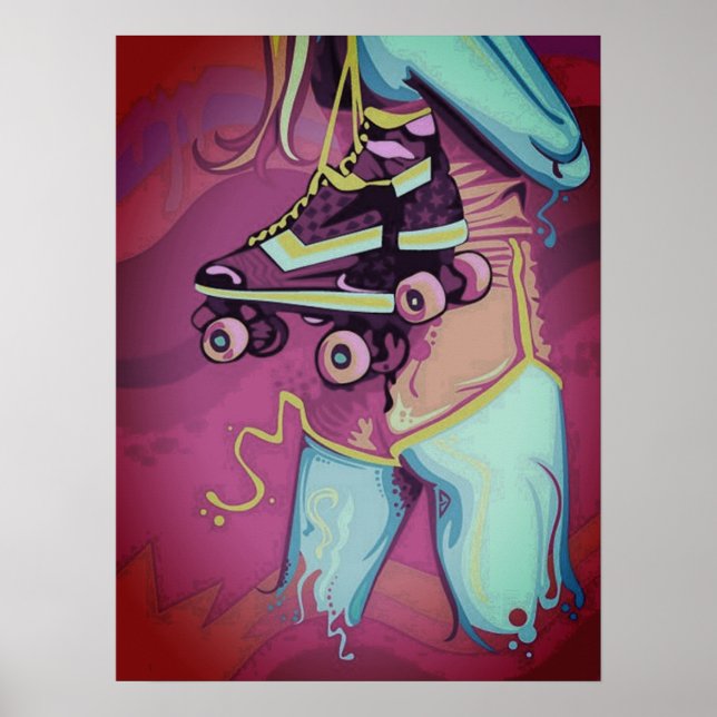 Poster Skate do cilindro (Frente)