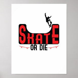 Poster Skate ou Morte