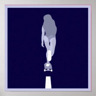 Poster Skate por Noite