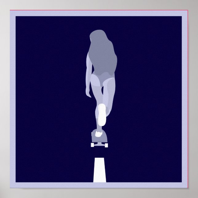 Poster Skate por Noite (Frente)