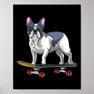 Poster Skateboard Bulldog