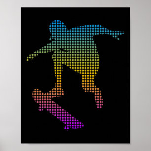 Poster Skateboard Rua Skate Longboard Skate