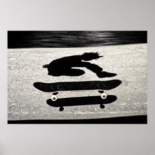 Poster skateboard sanduíche