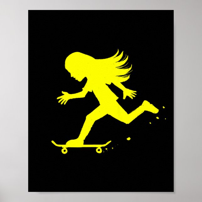 Poster Skateboard Skateboarder Adolescente Pré-adolescent (Frente)