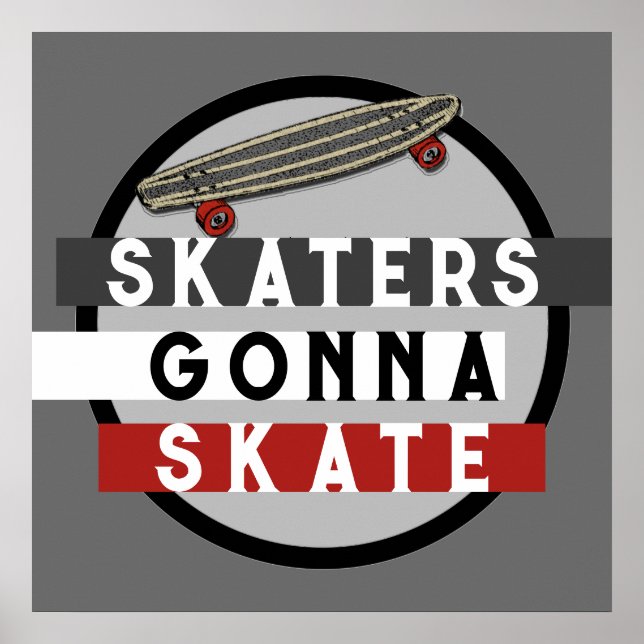 Poster Skateboarding (Frente)