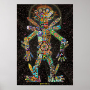 Pôster Skatebotron, o robô gigante