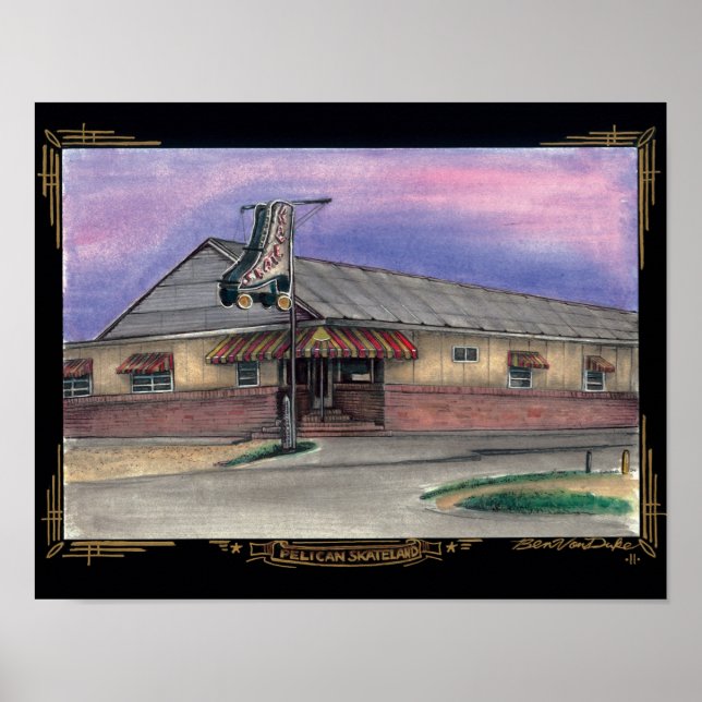 Pôster skateland pelicano (Frente)