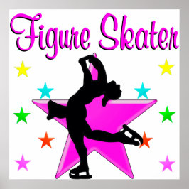 Pôster SKATER DE FIGURA bonito