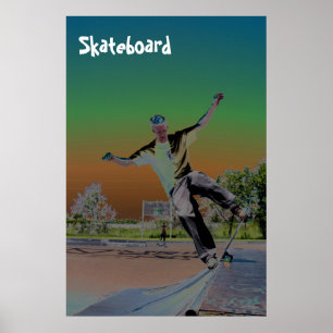 Poster Skater de Solorized