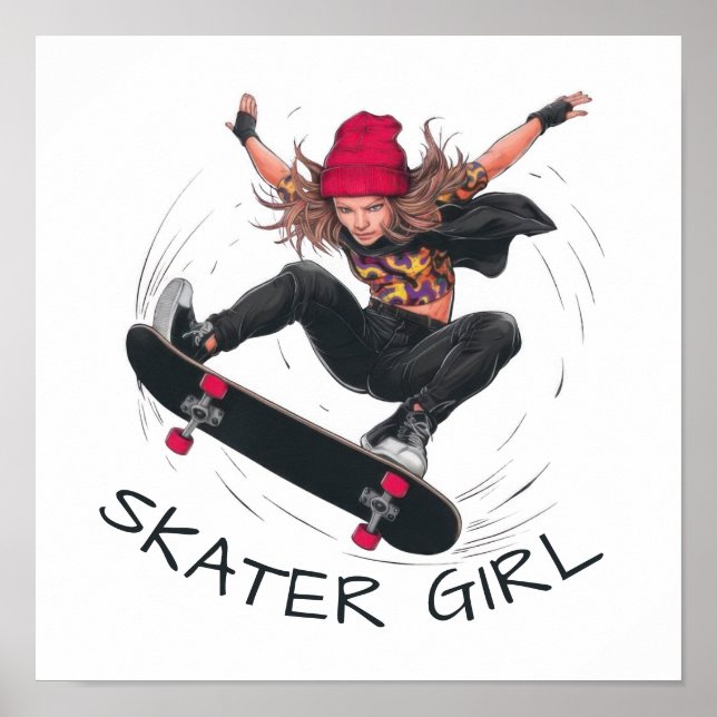 Poster Skater Girl (Frente)