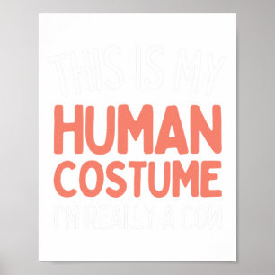 Poster Skeleton Drabbing Halloween