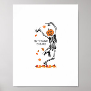 Poster Skeleton Esta É A Época Para Pilotos Meditamenteir