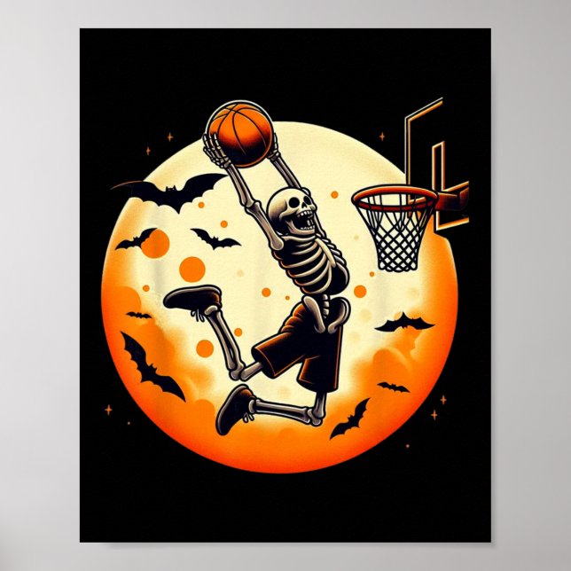 Poster Skeleton Halloween Men (Frente)