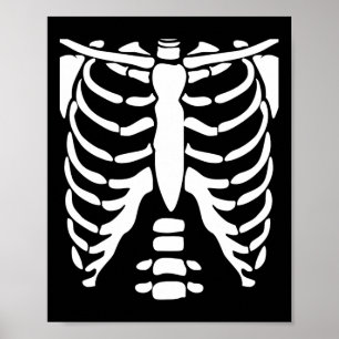 Poster Skeleton Shirt Halloween Costume Costume Raiva Ana