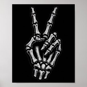 Poster Skeleton - Sinal de Paz 1