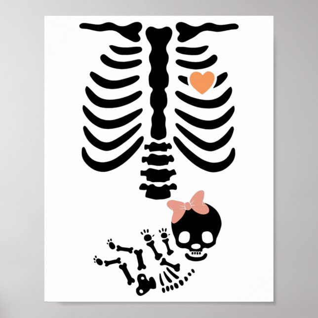 Poster Skeleton Skeleton Halloween (Frente)