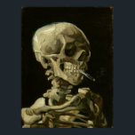 Poster Skeleton Smoking a Cigarro de Vincent van Gogh<br><div class="desc">Skeleton Smoking a Cigarette - Vincent van Gogh,  1886.</div>