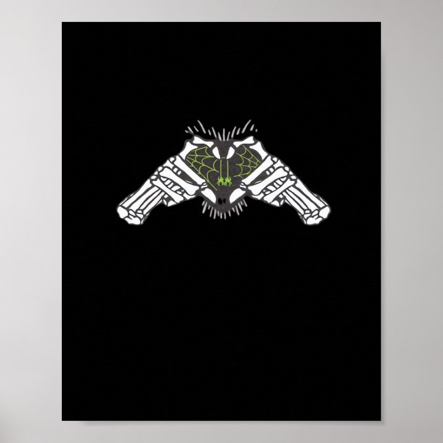 Poster Skeleton Spider Heart (Frente)