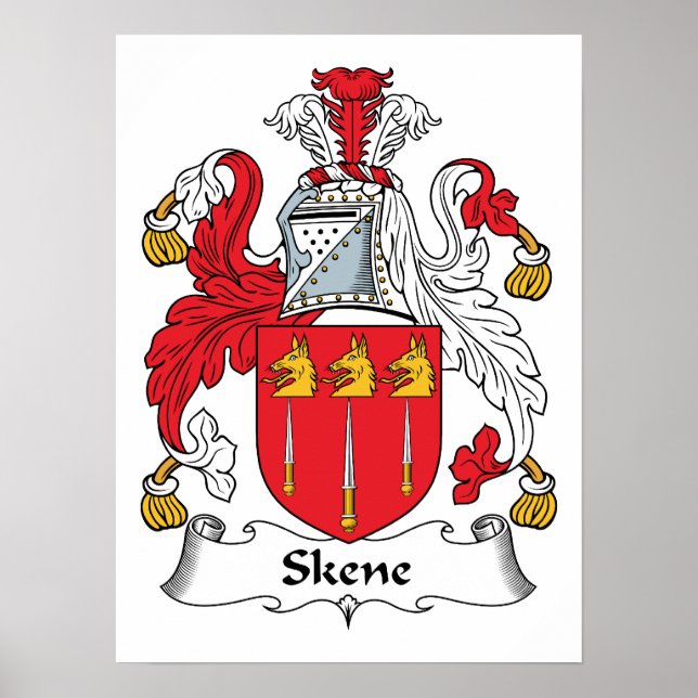 Poster Skene Family Crest (Frente)