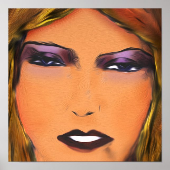 Pôster Sketch da Sultry Woman (Frente)