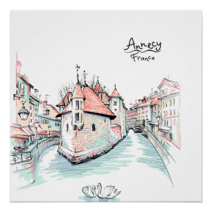 Pôster Sketch da Vila França