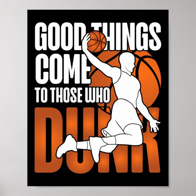 Poster Sketll Bll Boas Coisas Vêm Para Aqueles Que Dane (Frente)