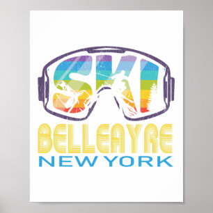 Poster Ski Belleayre Férias de Esqui em Nova Iorque