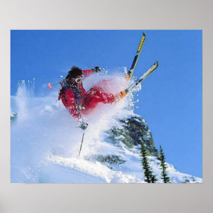 Pôster Ski resort, Romênia, Piana Brasov, truques