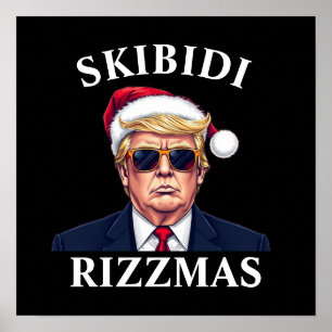 Poster Skibidi Rizzmas Faz Excelente De Natal Novamente X