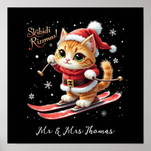 Poster Skibidi Rizzmas O Meme de Natal Engraçado Definiti