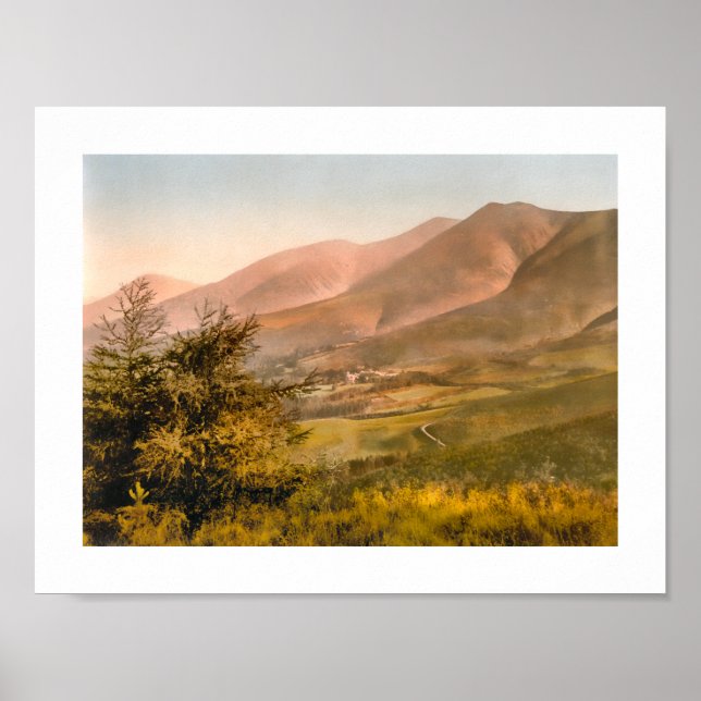 Poster Skiddaw, Keswick, Lake District England (Frente)