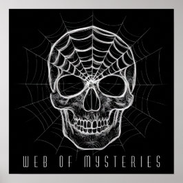 Poster Skiderweb Skull