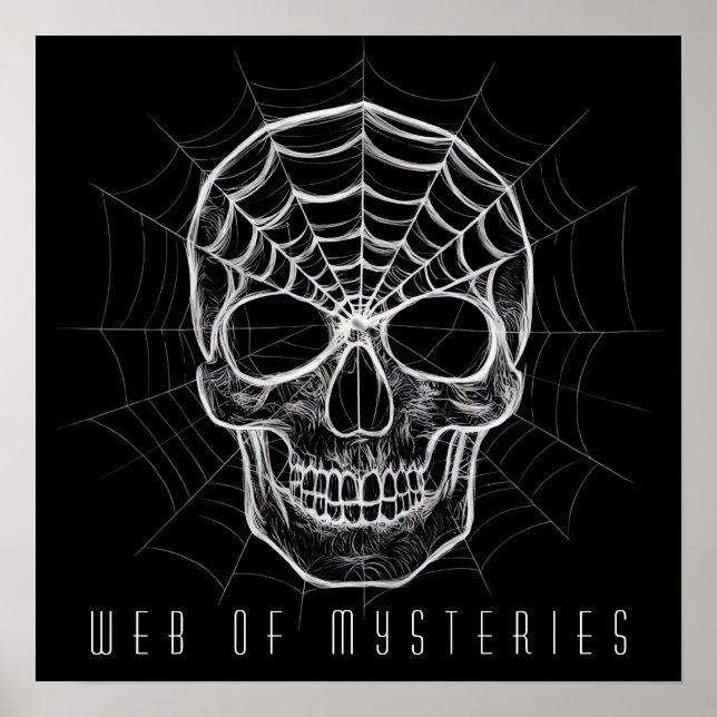 Poster Skiderweb Skull (Frente)