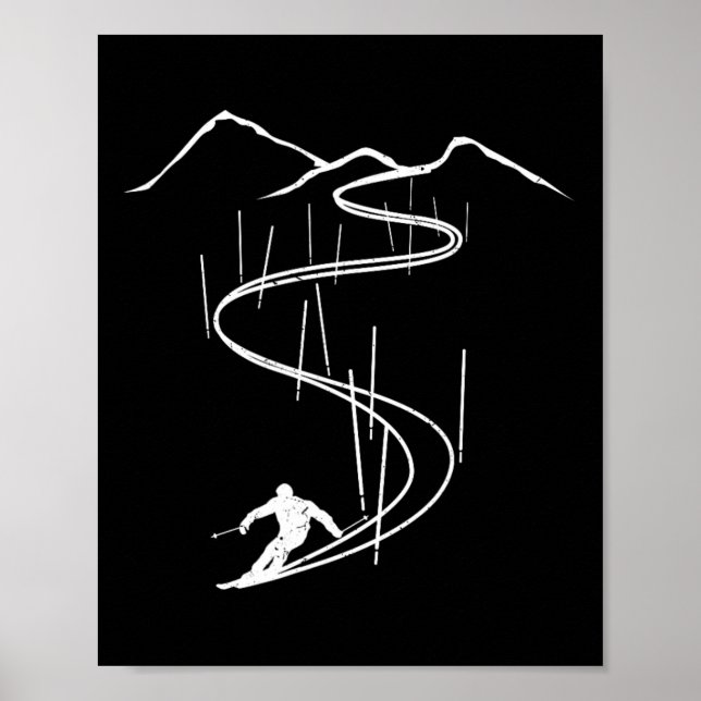 Poster Skiers (Frente)