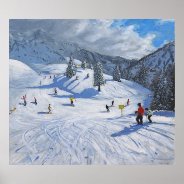Pôster Skiing Kitzbhuel 2014 (Frente)
