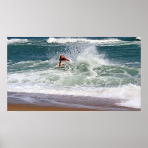 Poster Skimboarding por Shirley Taylor