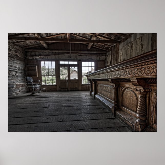 Pôster Skinner's Saloon — Bannack Ghost Town Montana (Frente)