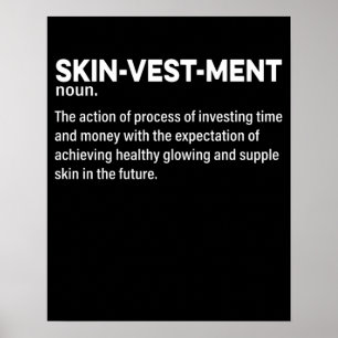 Poster Skinvestment Skincare Lover Definição E