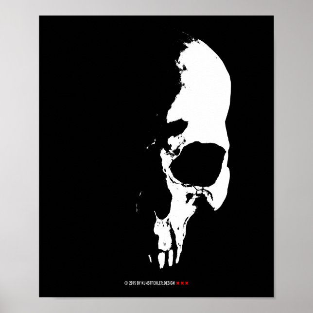 Poster skull (Frente)