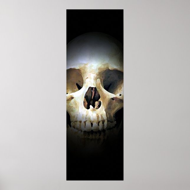 Poster Skull Fantasy Art Rock Punk Heavy Metal (Frente)