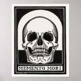 Poster Memento Mori | Zazzle Brasil