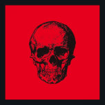 Poster Skull Red Pop Art<br><div class="desc">Estilo de Arte pop</div>